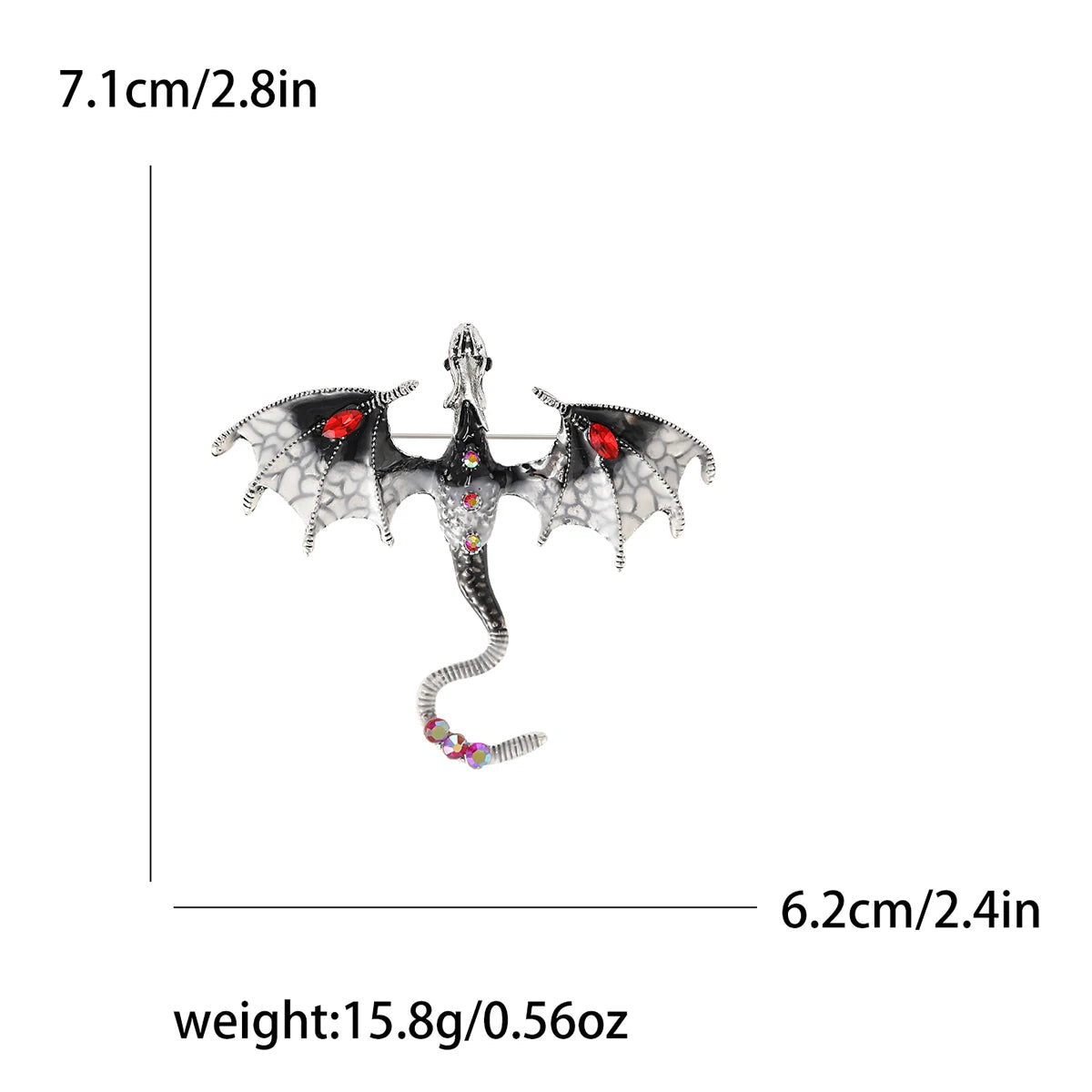Enamel Dragon Pins for Women - Image 32