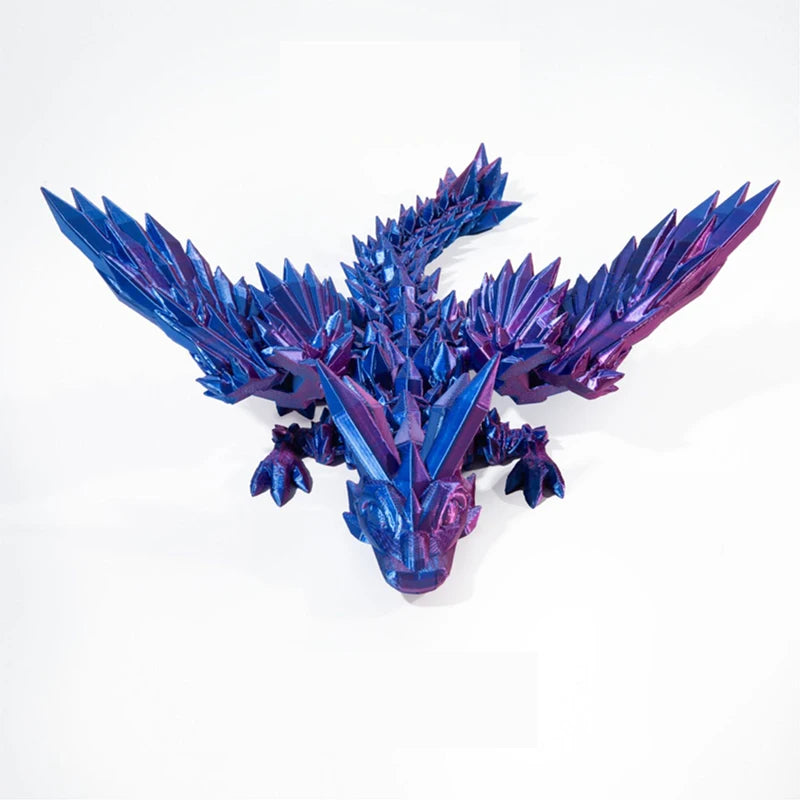 3D Printed Articulated Crystal Dragon - Image 5