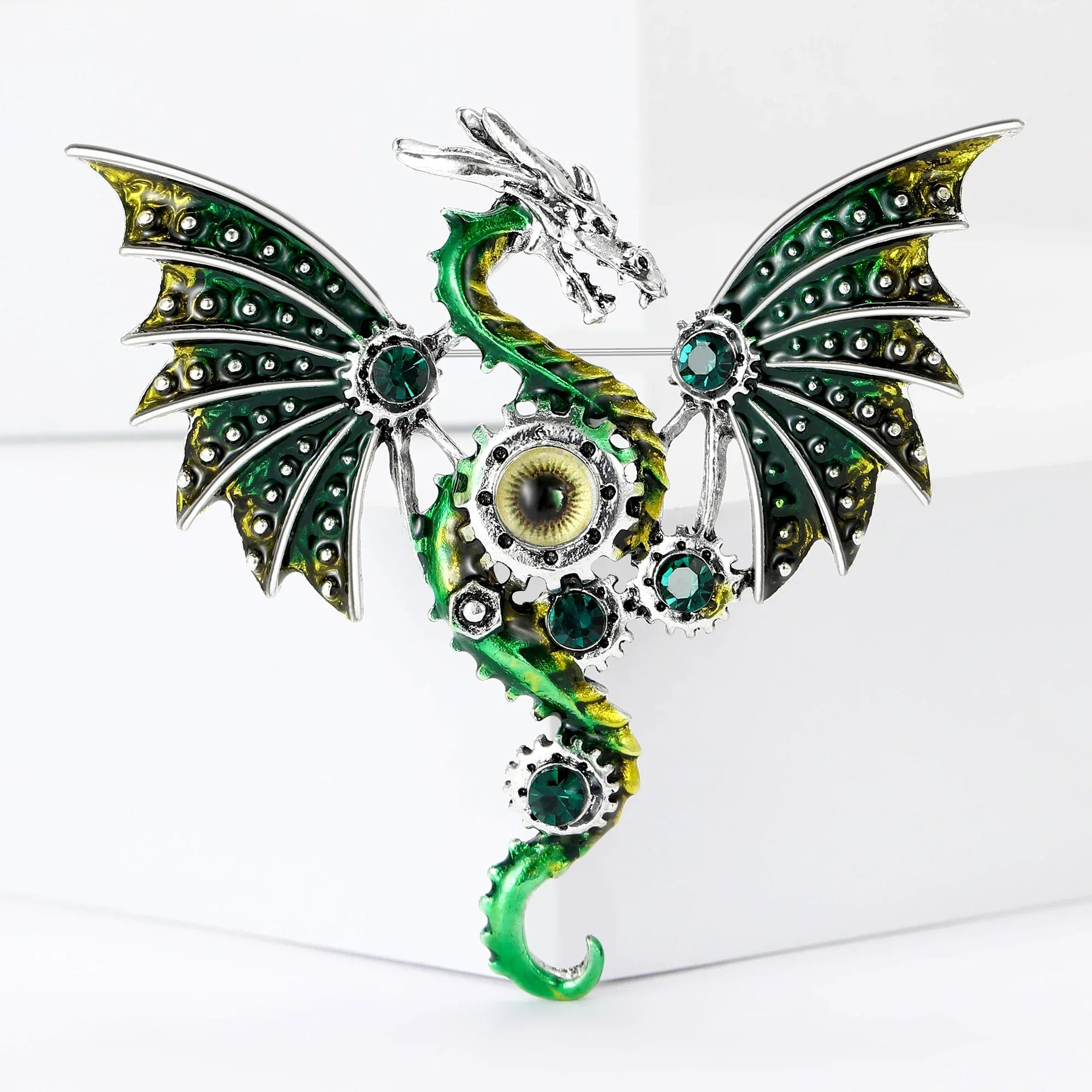 Enamel Mechanical Dragon Pins - Image 9