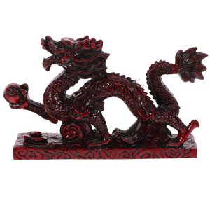 6 Inch Resin Dragon Chinese Zodiac Decoration – Small Desktop Figurine & Miniature Ornament