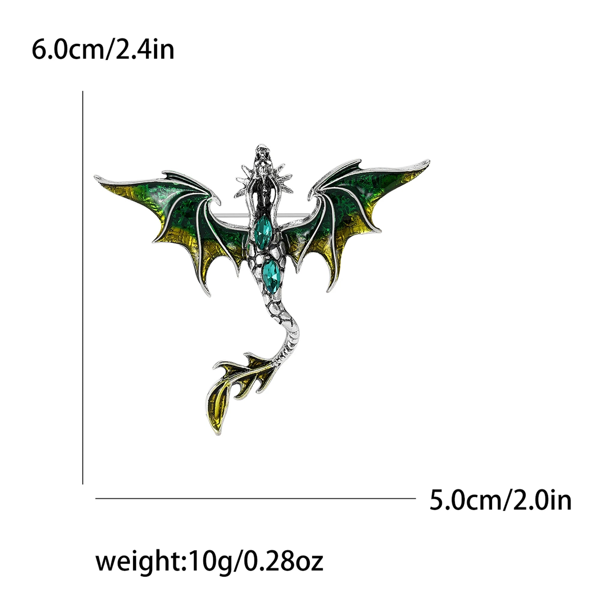 Enamel Dragon Pins for Women Rhinestone Flying Dragons Animal Brooch Banquet Party Backpack Gifts Jewelry Accessories - Image 25