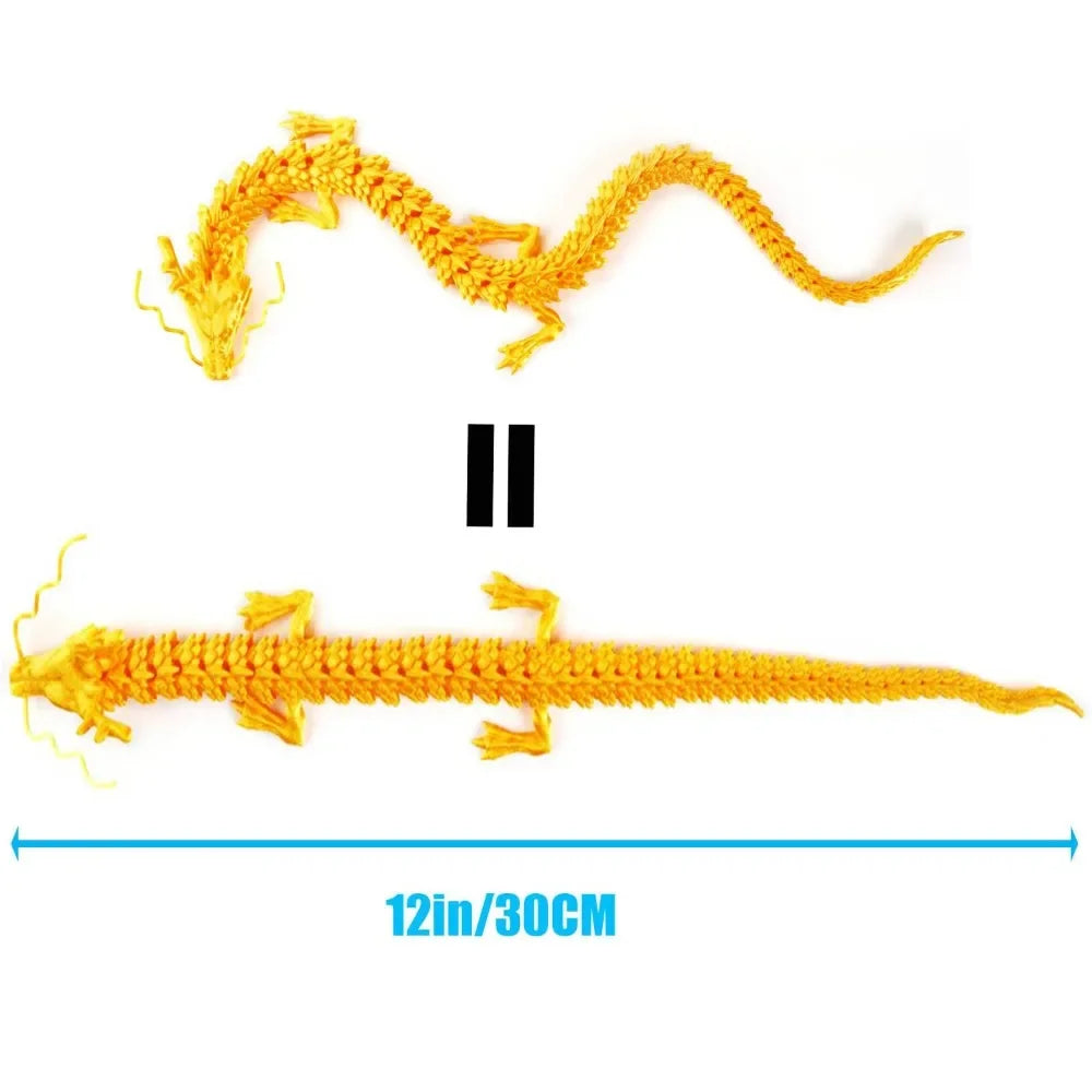 3D Printed Conjoined Dragon Ornaments - Image 2