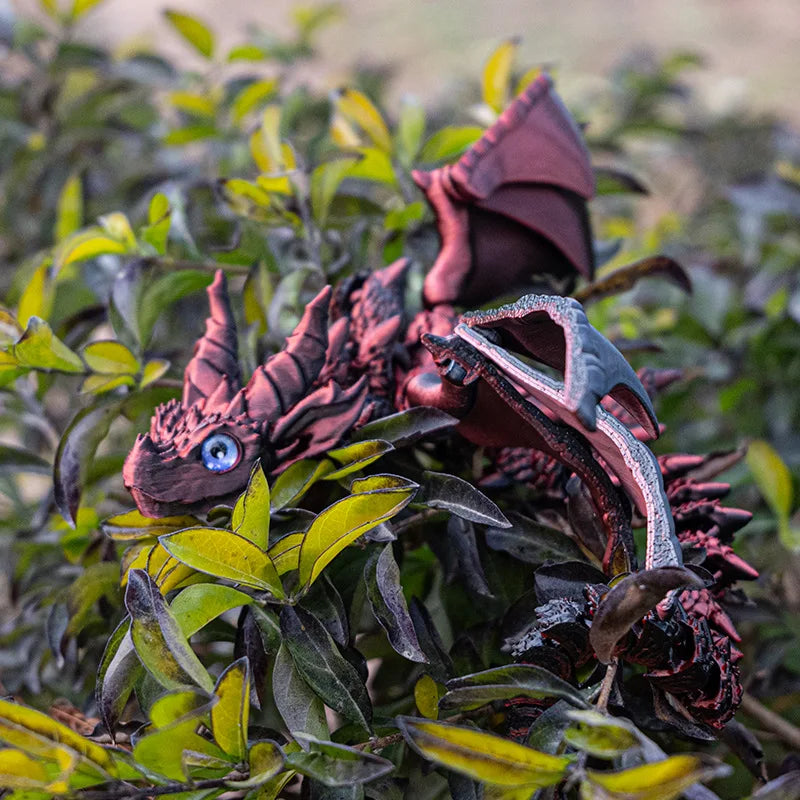 3D Printed Flying Dragon Simulated Craft Ornament – Multi-Jointed Movable Dragon Figures for Home & Desk Decoration - Image 10