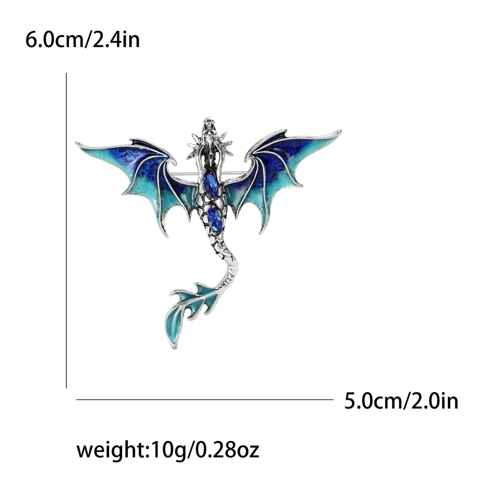 Enamel Dragon Pins for Women - Image 17