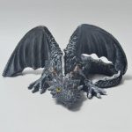 Garden Big Squatting Dragon Sculpture – Guardian Statue for Outdoor, Halloween & Gothic Home Decor
