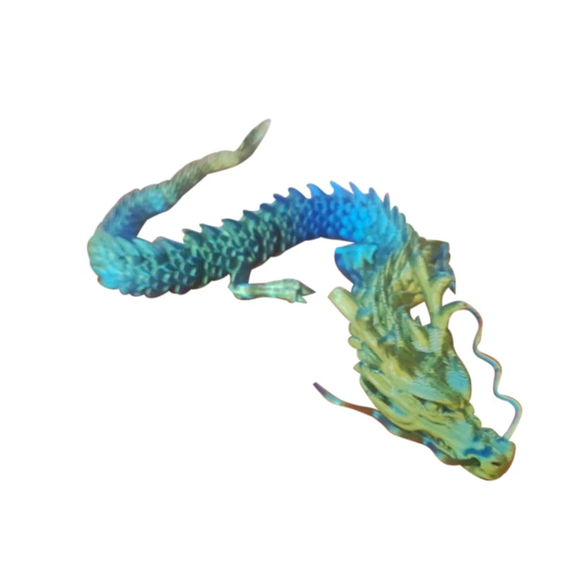 3D Printed Chinese Dragon – 60CM / 45CM / 30CM Model for Desktop Decoration & Office Ornaments - Image 5
