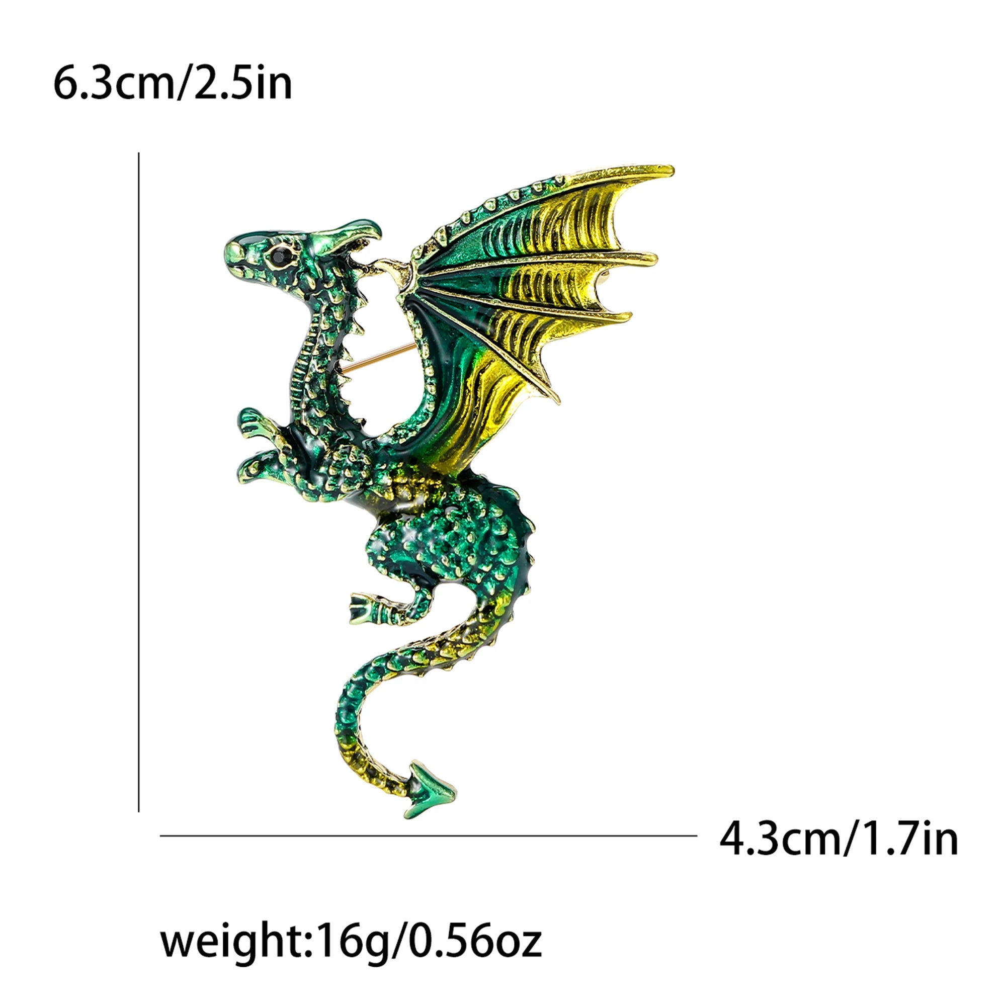 Enamel Dragon Pins for Women - Image 28