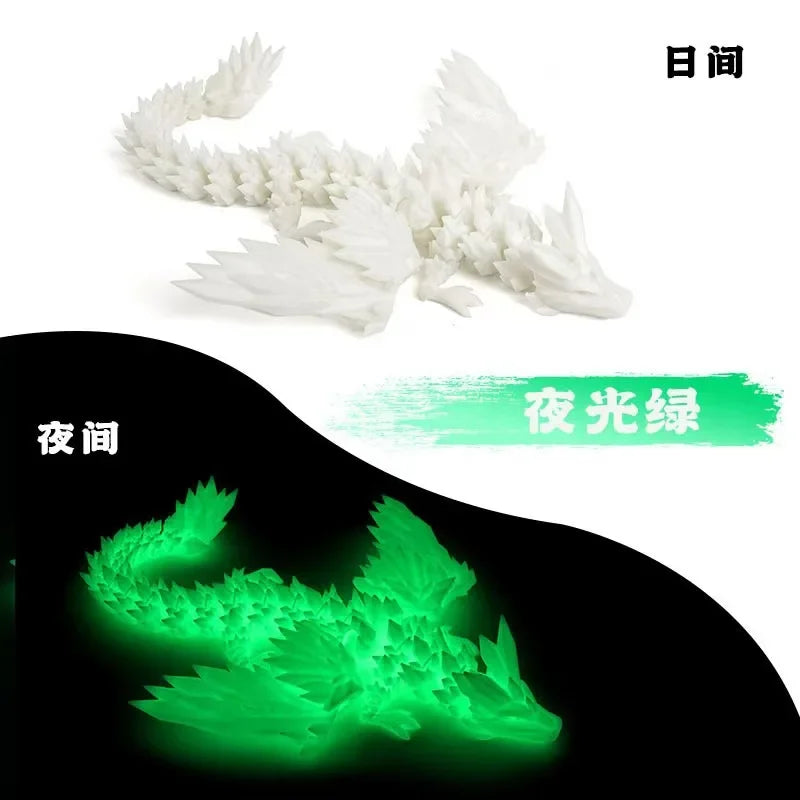 3D Printed Dragon Ornament – Desktop Animal Figurine for Home & Office | Craft Printed Figures Christmas Gifts 2025 New - Image 9