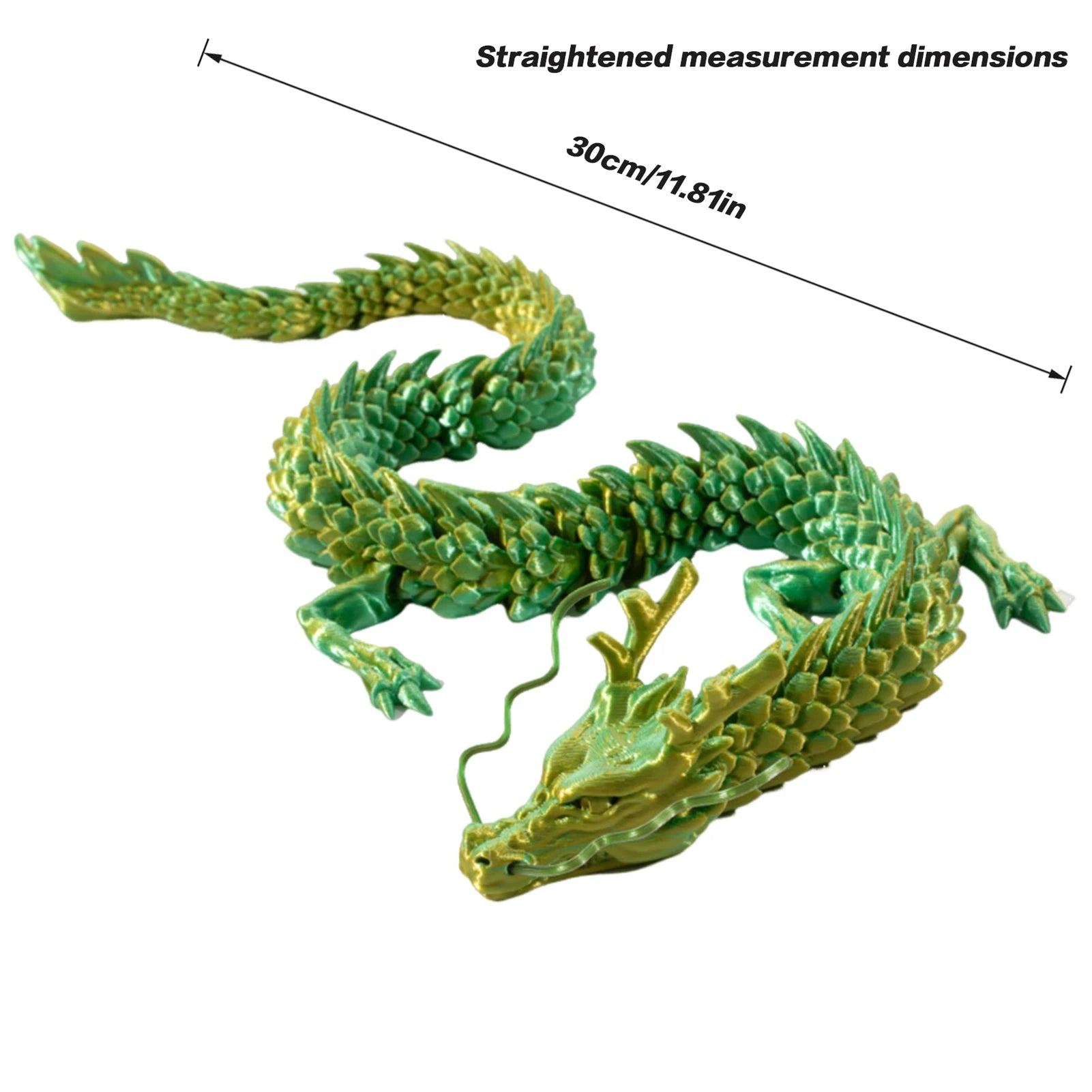 3D Printed Dragon Figures Decor Toy – Multi-Jointed Movable Hand-held Articulated Dragon Ornament - Image 15