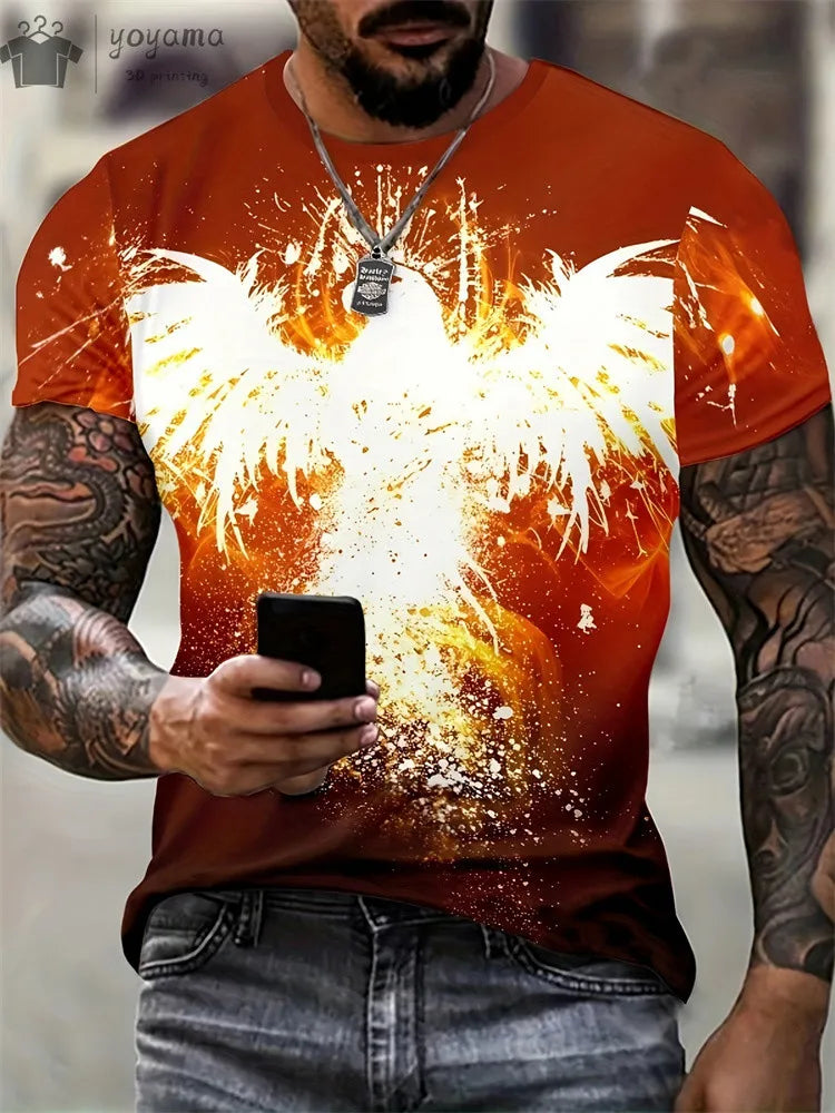 Fashion Personality Menโs T-Shirt - Image 22