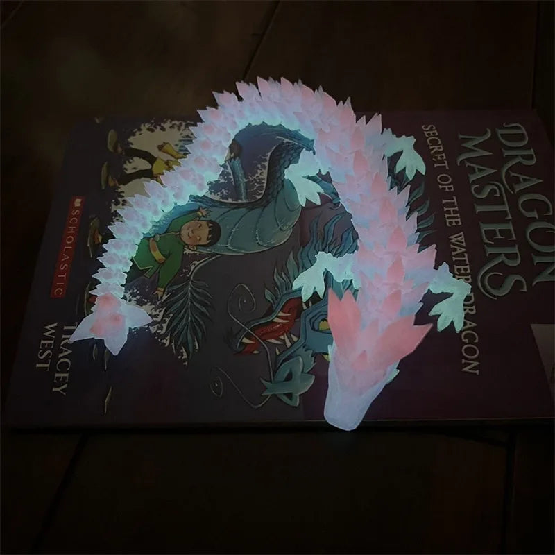 3D Printed Luminous Crystal Dragon - Image 13
