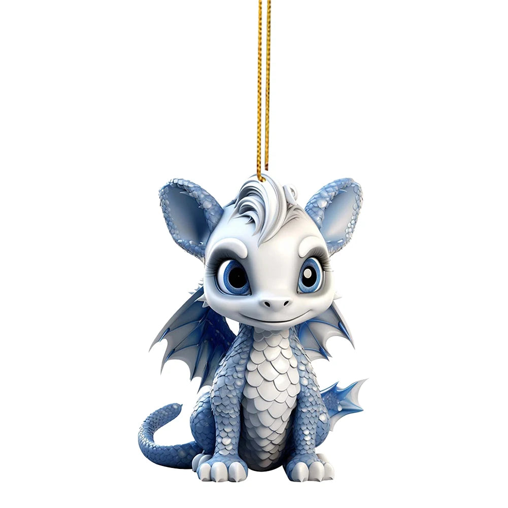 Christmas Tree Dragon Baby Pendant - Image 8