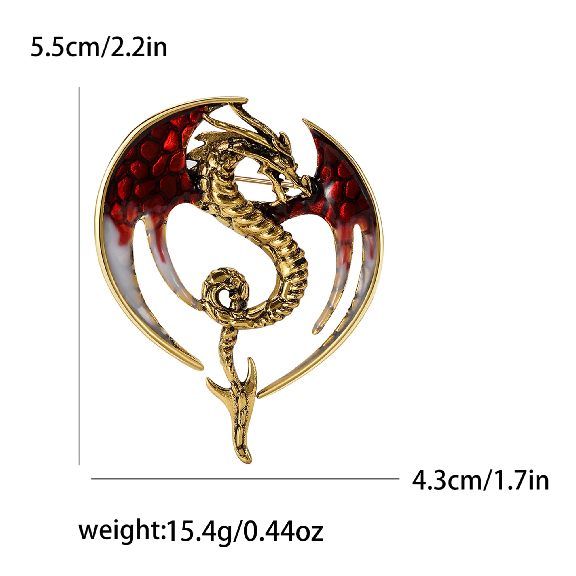 Enamel Dragon Pins for Women Rhinestone Flying Dragons Animal Brooch Banquet Party Backpack Gifts Jewelry Accessories - Image 27