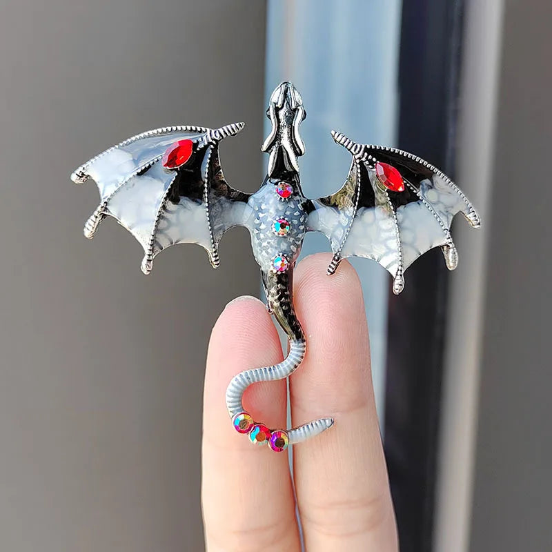 2024 Enameled Dragon Brooch - Image 9
