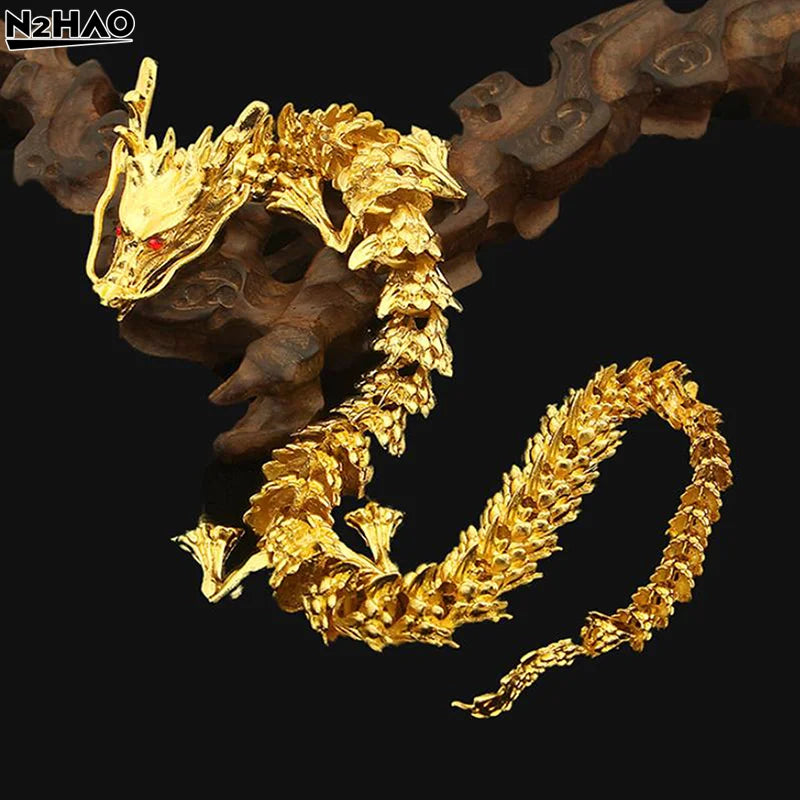 3D Alloy Dragon Model – Rotatable Dragon Tabletop Statue & Creative Kids’ Toy Gift - Image 4