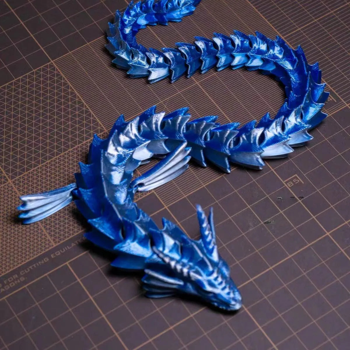 35cm 3D Printed Dragon – Antistress Full-Body Jointed Toy & Desktop Ornament - Image 10