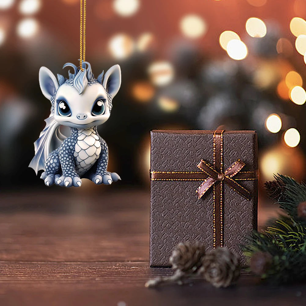 Christmas Tree Dragon Baby Pendant - Image 5