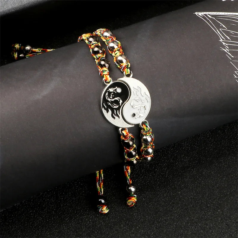 Dragon Tai Chi Gossip Braided Bracelets - Image 5