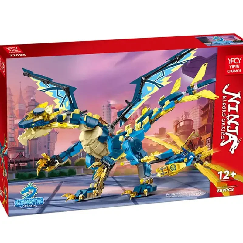 2025 MOC Ninja Series – 1342pcs Mighty Source Dragon of Motion Building Block Toy - Image 3