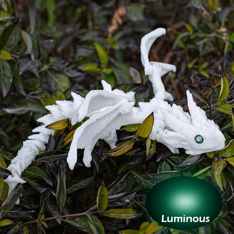 3D Printed Flying Dragon – Full Body Movable Joint Fidget Toy & Desktop Ornament - Image 5