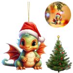 Christmas Dragon Ornaments