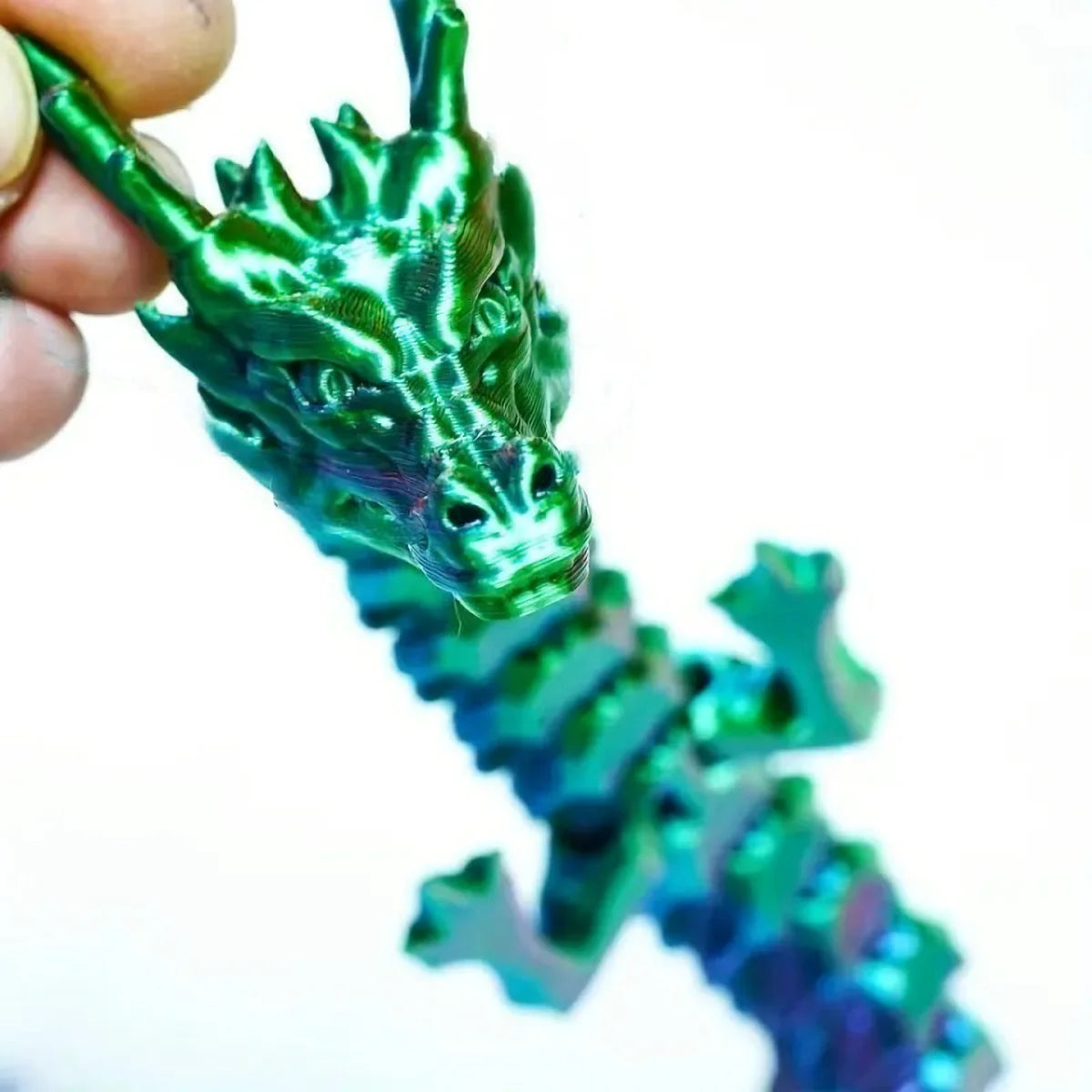 4/12pcs 3D Printed Chinese Dragon Ornaments - Image 3