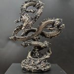 Creative Oriental Dragon Bronze Statue