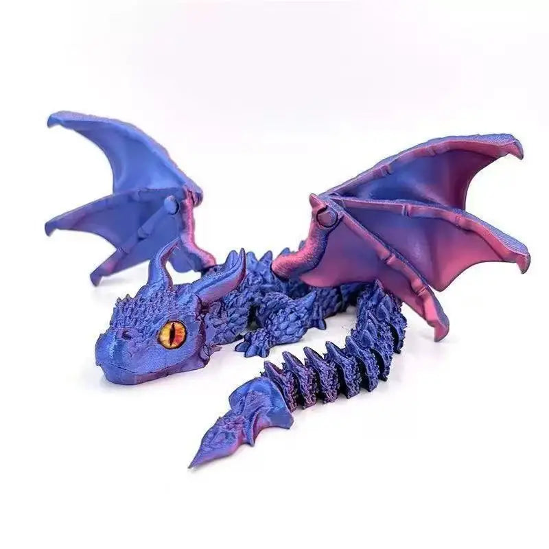 Fashion Home Decor 3D Printed Winged Carriage Dragon