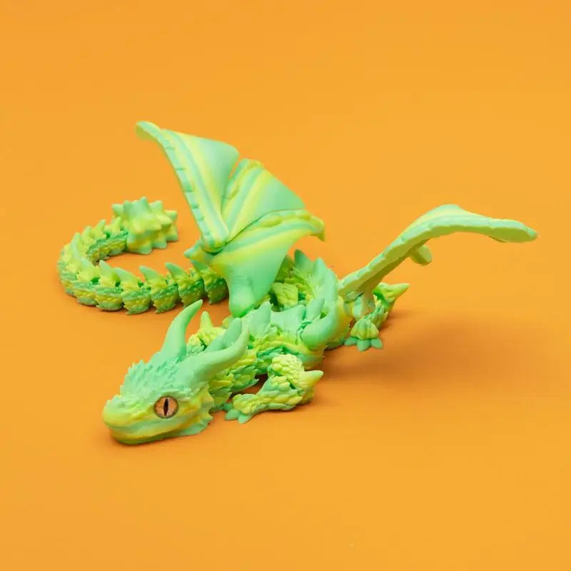 3D Printed Winged Carriage Dragon Figurine with Random Eyes & Art Deco Resin Dragon Sculpture – Tabletop Animal Theme Deco 1PC 2025 - Image 11