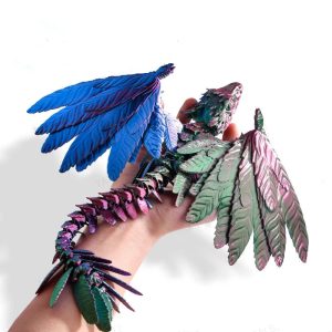 3D Printed Feathered Wyvern Dragon