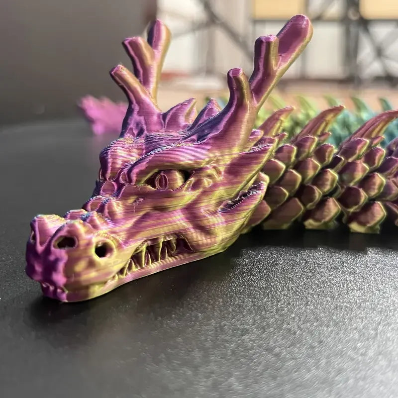 4/12pcs 3D Printed Chinese Dragon Ornaments - Image 5