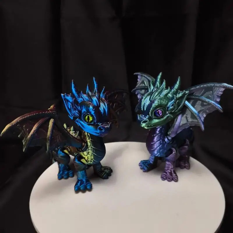 3D Printed Articulated Western Dragon