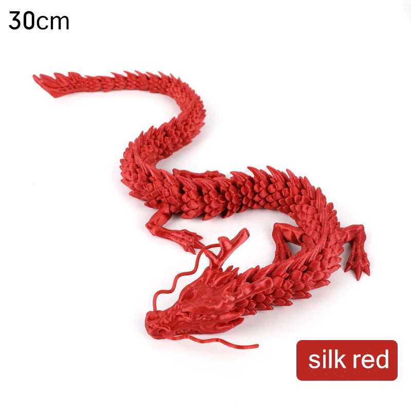 150cm Huge 3D Printed Jointed Loong Dragon Ornament – Creative Decor for Plants, Rockery & Fish Tank Landscaping - Image 10