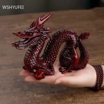 Chinese Zodiac Dragon Resin Ornament – Lucky Feng Shui Living Room Decoration & Birthday Gift