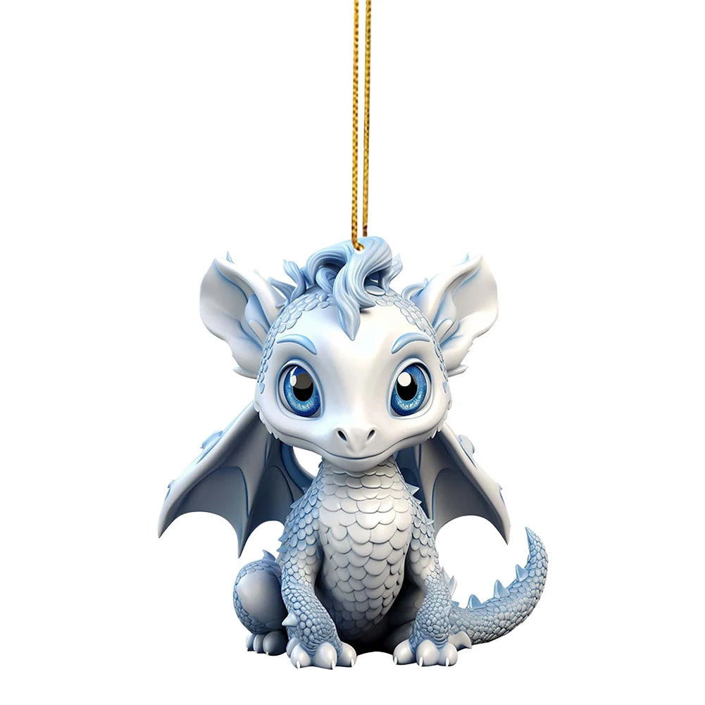 Christmas Tree Dragon Baby Pendant - Image 15