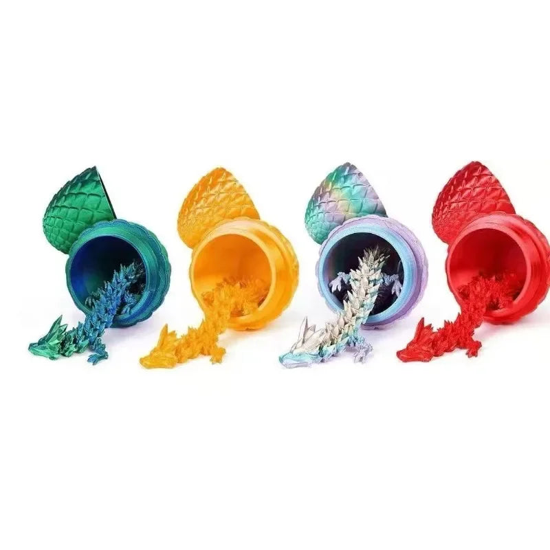 1/2PCS 3D Printed Dragon Egg with Full Articulated Dragon – Movable Desktop Toy & Collectible Ornament - Image 8
