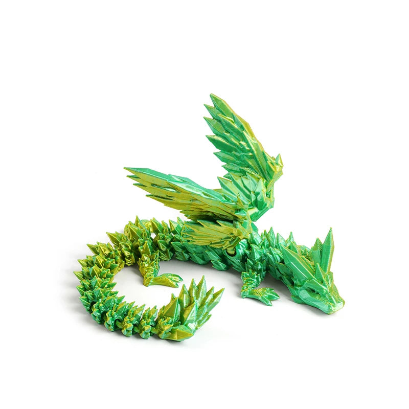 3D Printed Gradient Dragon Ornament - Image 5