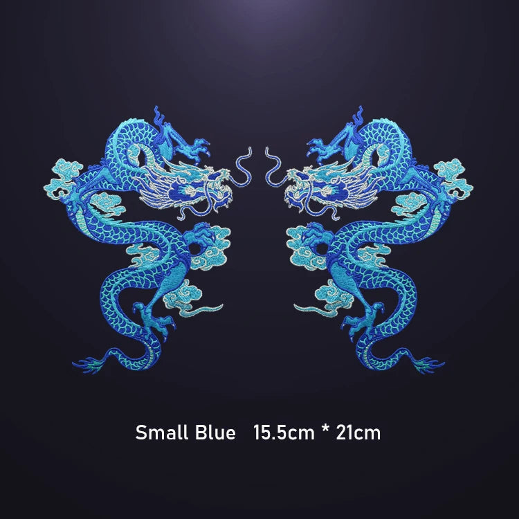 AHYONNIEX High-Quality Large Dragon Patches – DIY Embroidered Sew-On Fabric Stickers for Clothes - Image 23