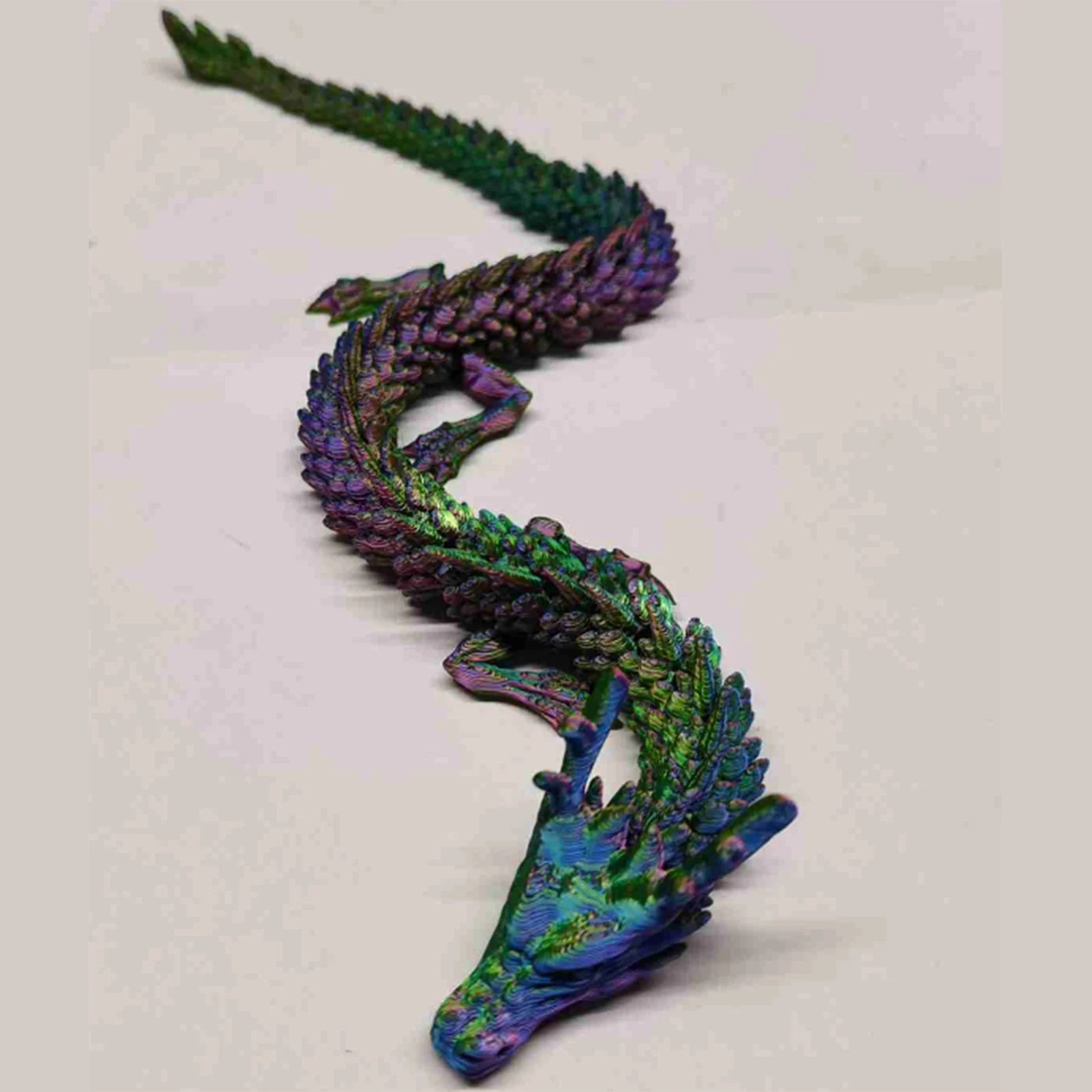 3D Printed Dragon Figures Decor Toy – Multi-Jointed Movable Hand-held Articulated Dragon Ornament - Image 6